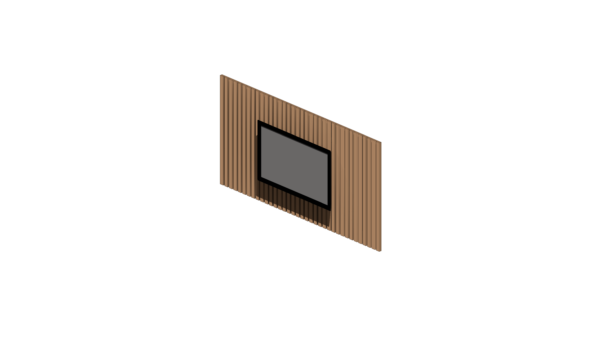 Painel de TV em Madeira Ripada - Image 4
