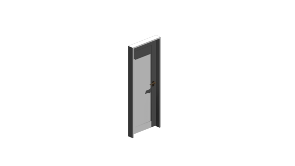 Porta de Abrir Lisa de 01 Folha com Borda - Image 2