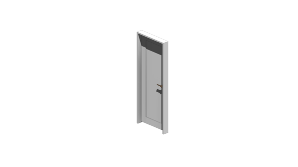 Porta de Abrir Lisa de 01 Folha com Borda - Image 4