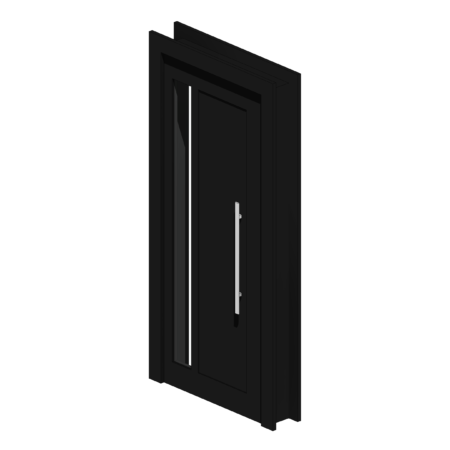 Porta Pivotante com Visor