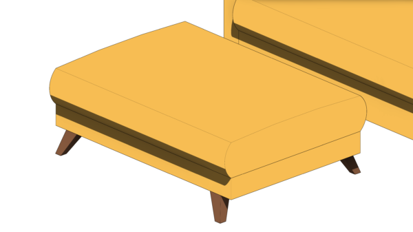 Puff e Sofá Amarelo - Image 5