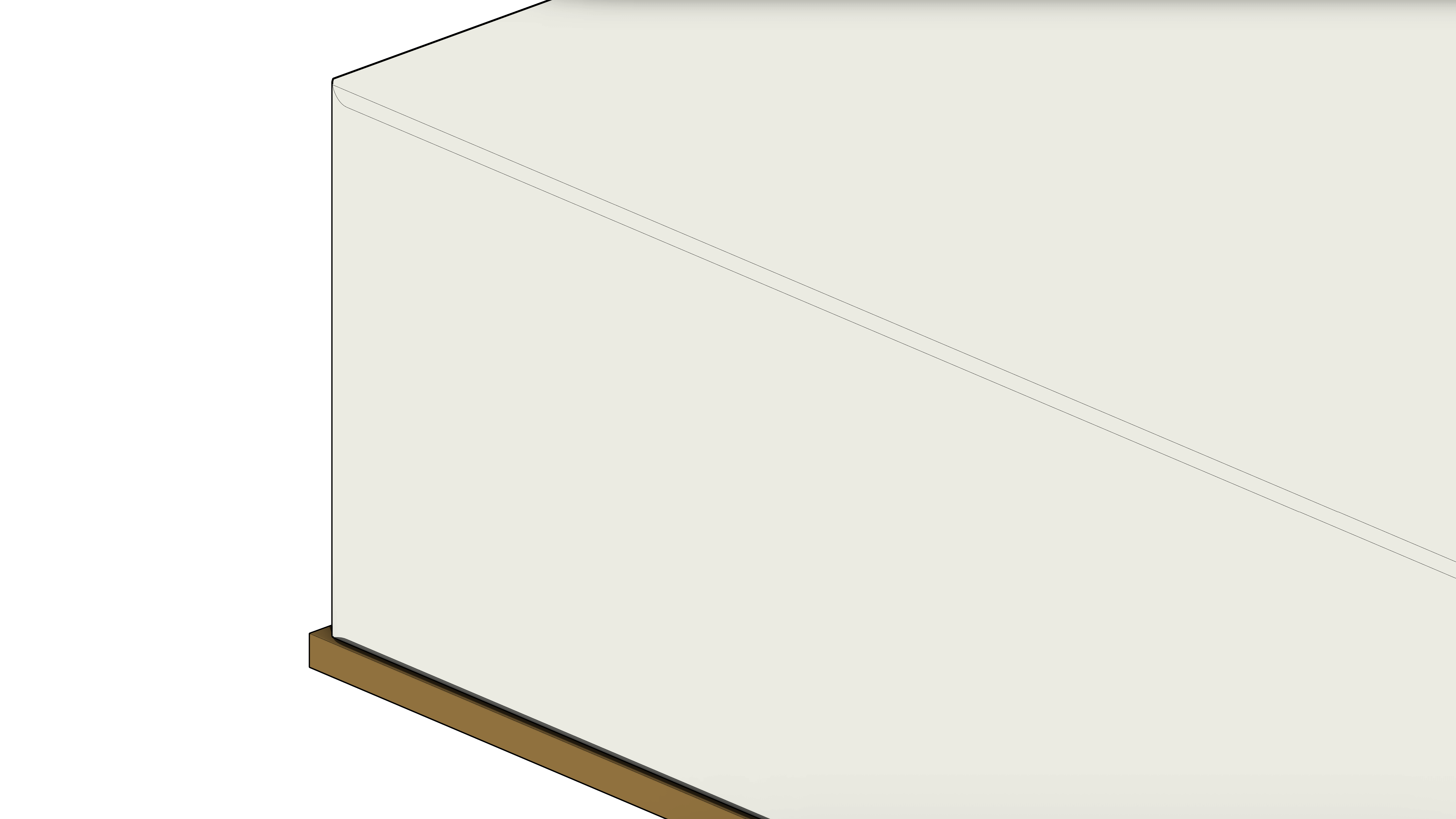 Puff Branco com Base de Madeira - Image 5