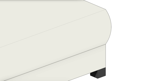 Puff Branco Curvo - Image 6
