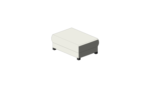 Puff Branco Curvo - Image 4