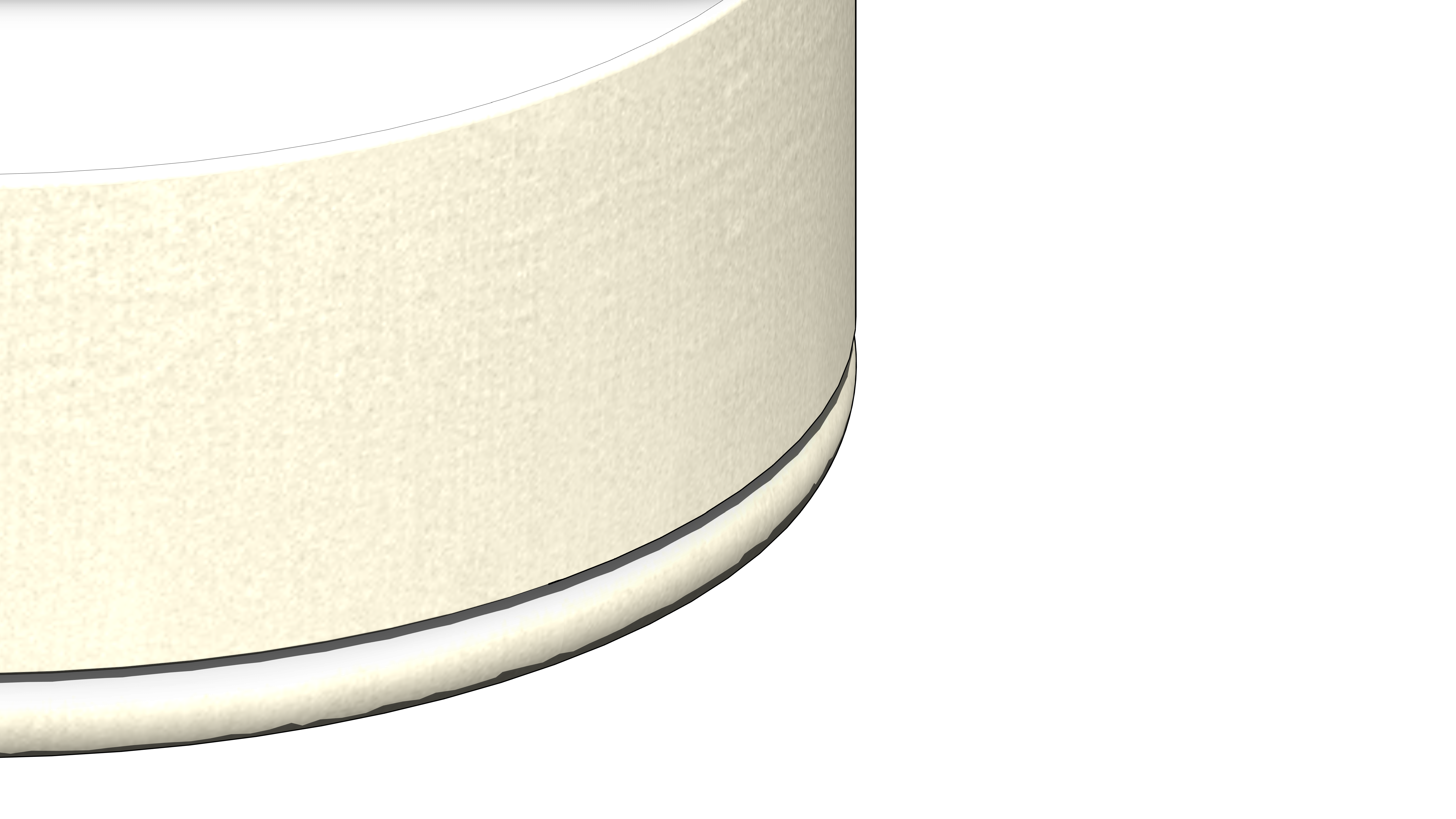 Puff Circular Branco - Image 6