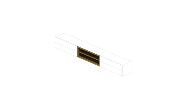 Rack Branco com Nicho de Madeira - Image 4