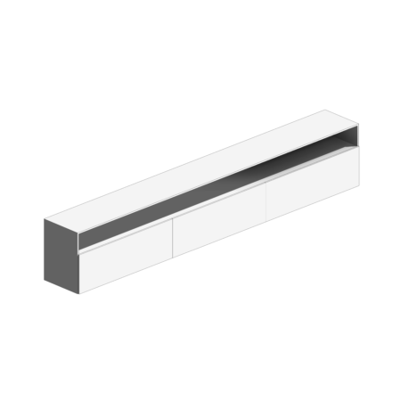 Rack Branco com Nicho Superior