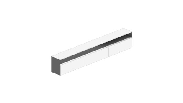 Rack Branco com Nicho Superior - Image 2