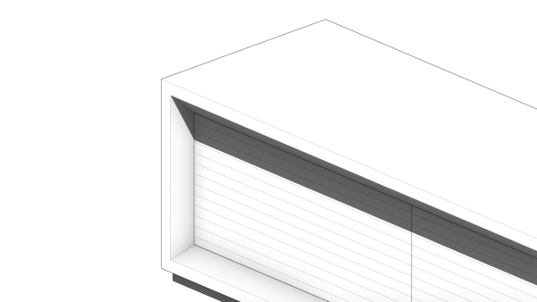 Rack Branco com Portas Ripadas - Image 5