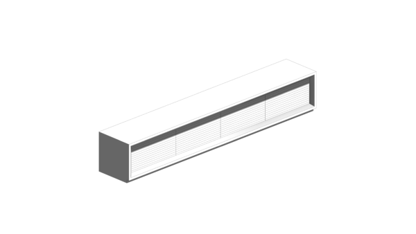 Rack Branco com Portas Ripadas - Image 2