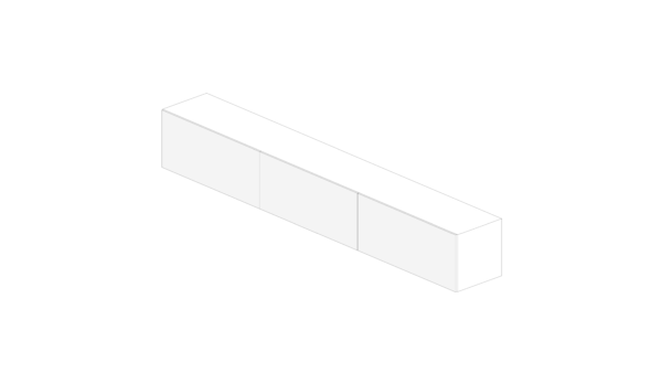 Rack Branco com Três Portas - Image 4