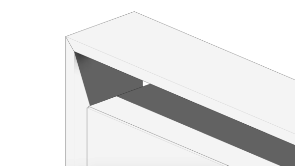 Rack Branco com Três Portas e Bancada - Image 5