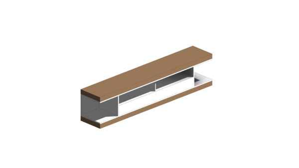 Rack de Madeira e Branco - Image 2