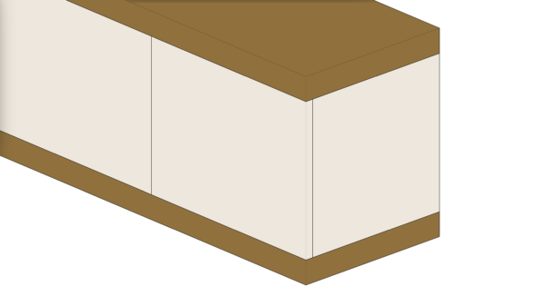 Rack de Madeira e Branco com Prateleiras de Vidro - Image 6