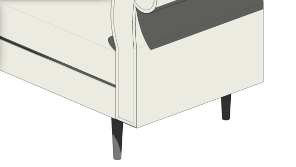 Recamier Estofado Branco - Image 6