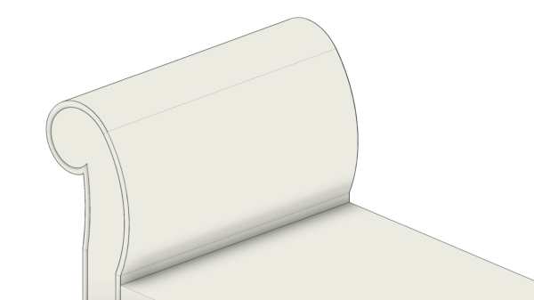 Recamier Estofado Branco - Image 5