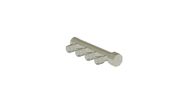 Distribuidor Fechado 3/4" - 3 saídas 16 mm - Pex Monocamada (DST) - Image 3