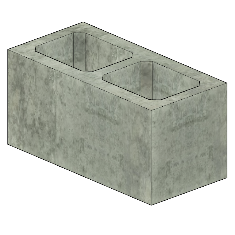 Bloco 19x19x39 – B19 – Blocos de Concreto de Vedação e Estrutural