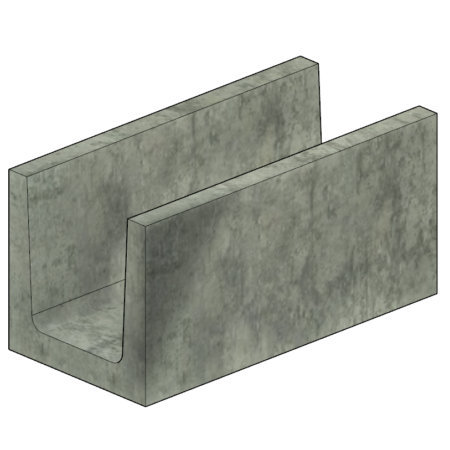 Canaleta 19x19x39 - Canaletas de Concreto Estruturais