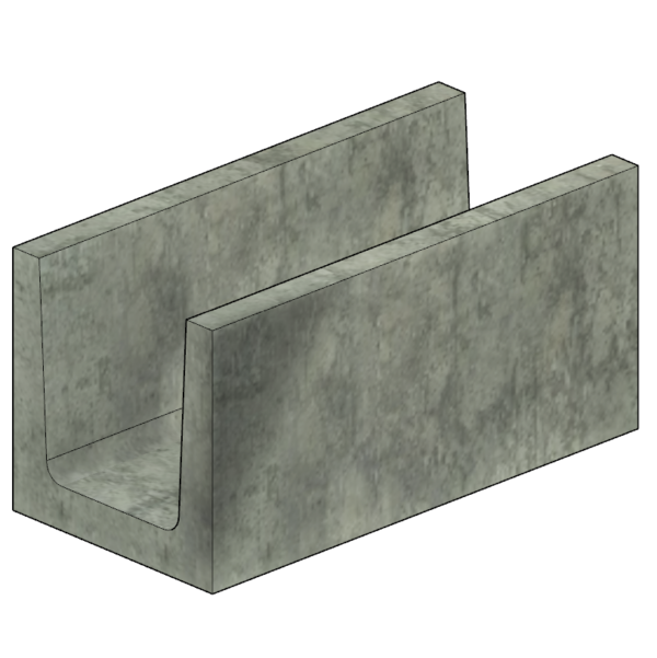 Canaleta 19x19x39 - Canaletas de Concreto Estruturais
