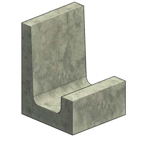 Canaleta J - 14x19x19x07 - Canaletas de Concreto Estruturais