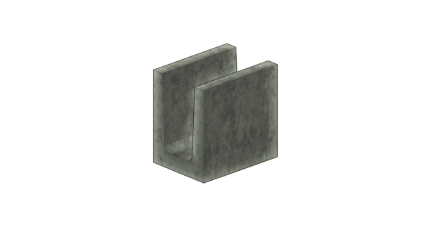 Meia Canaleta 14x19x14 - Canaletas de Concreto Estruturais - Image 4