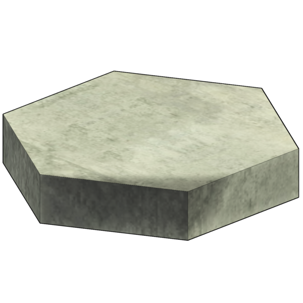 Piso Sextavado - Pisos de Concreto