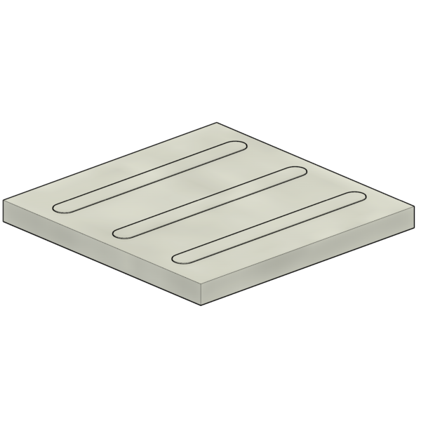 Piso Tátil Direcional - Pisos de Concreto