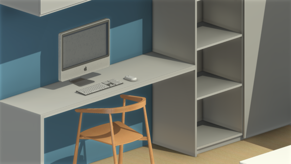 Quarto Infantil com mesa de estudos - Image 3