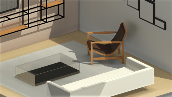 Sala de Estar com Estilo Industrial - Image 3