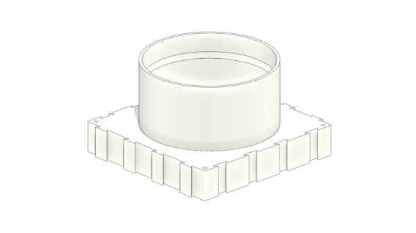 Corpo do Passante Modular em PVC