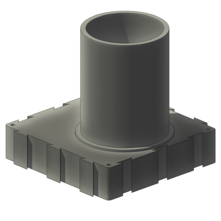 Corpo e Tampa do Passante Modular