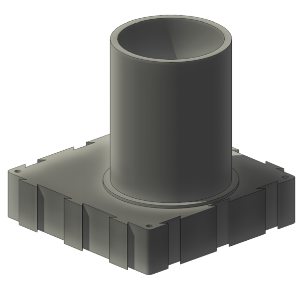 Corpo e Tampa do Passante Modular