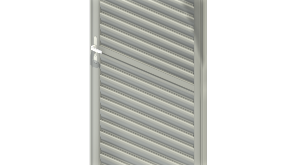 Porta de Giro - 1 Folha com Veneziana - Linha Techno Pro - Image 6