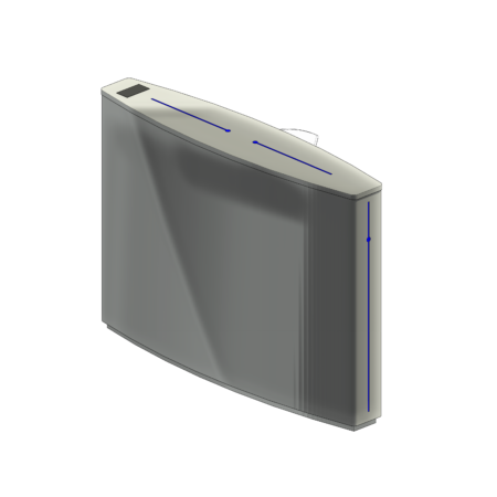 Catraca VAAFL07 Barreira Tipo Flap - Assa Abloy