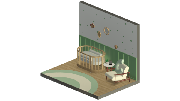 Quarto de bebê - Verde Serenidade - Image 4