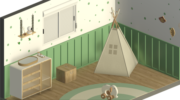 Quarto de bebê - Verde Serenidade - Image 7