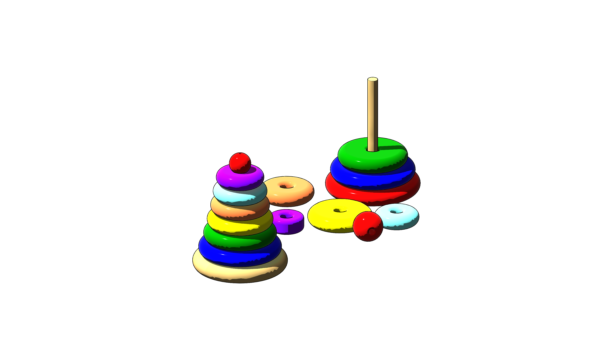 Brinquedo Infantil Torre De Hanoi - Image 3
