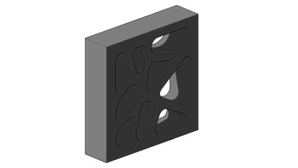 Cobogó Desenho Orgânico - 30 x 30 cm - Image 4