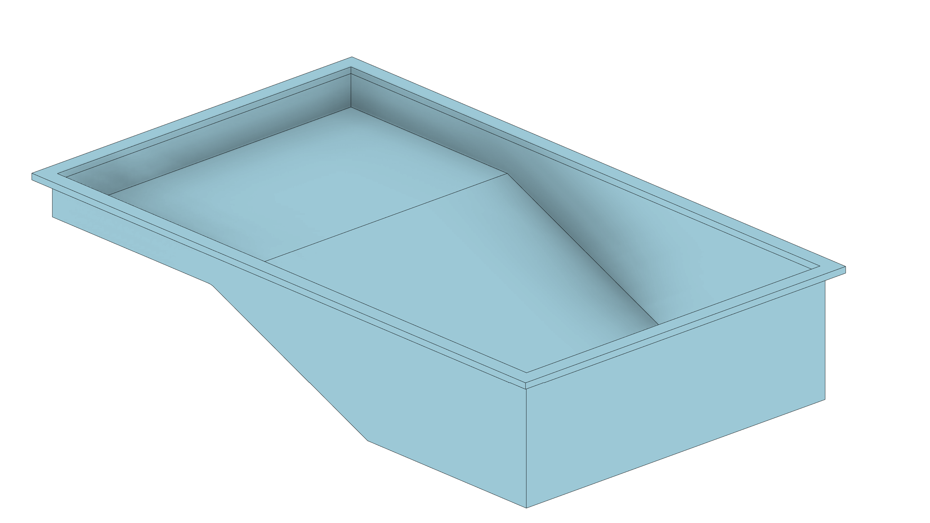 Piscina De Fibra Com Rebaixo - Image 3