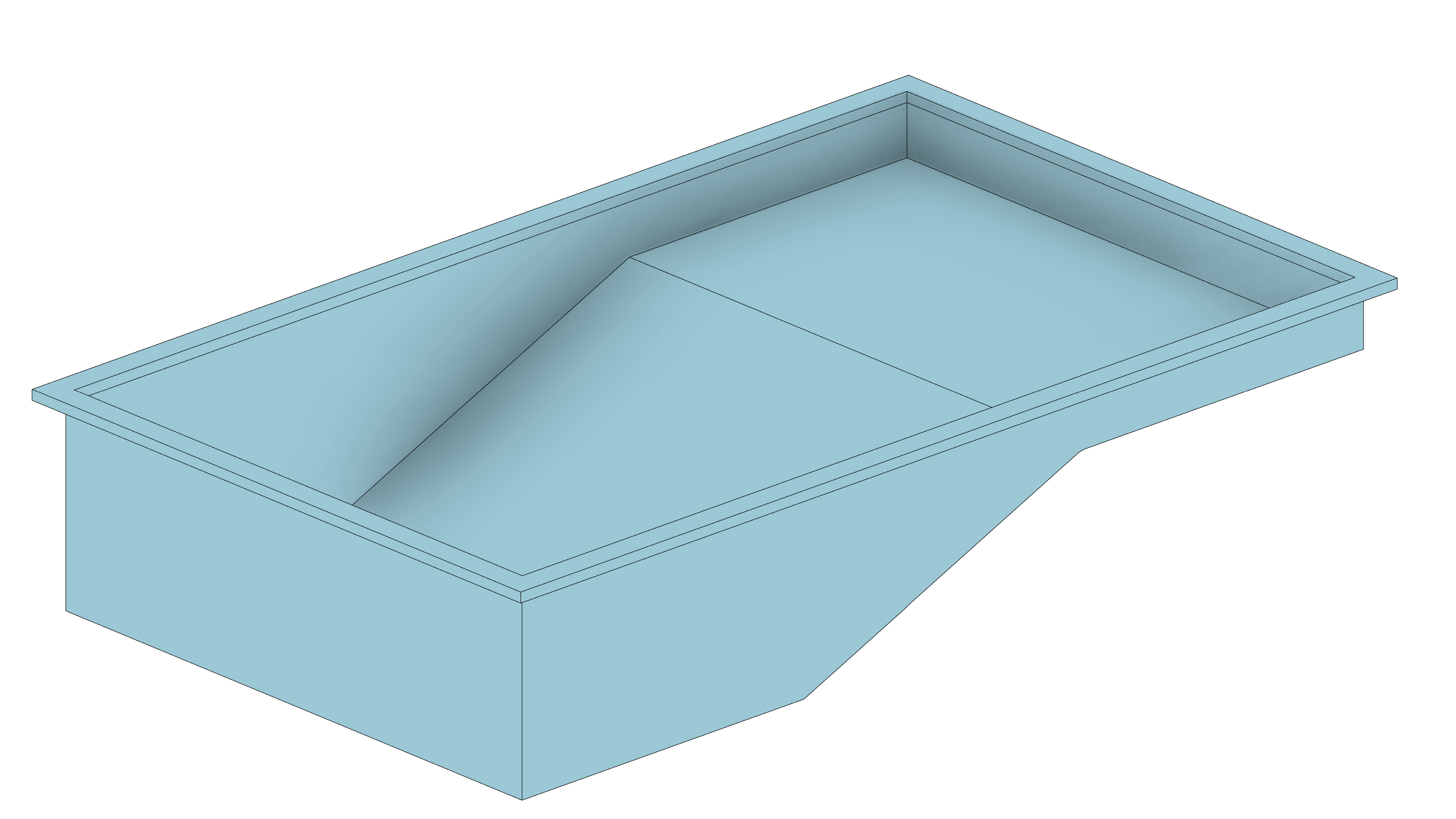 Piscina De Fibra Com Rebaixo - Image 2