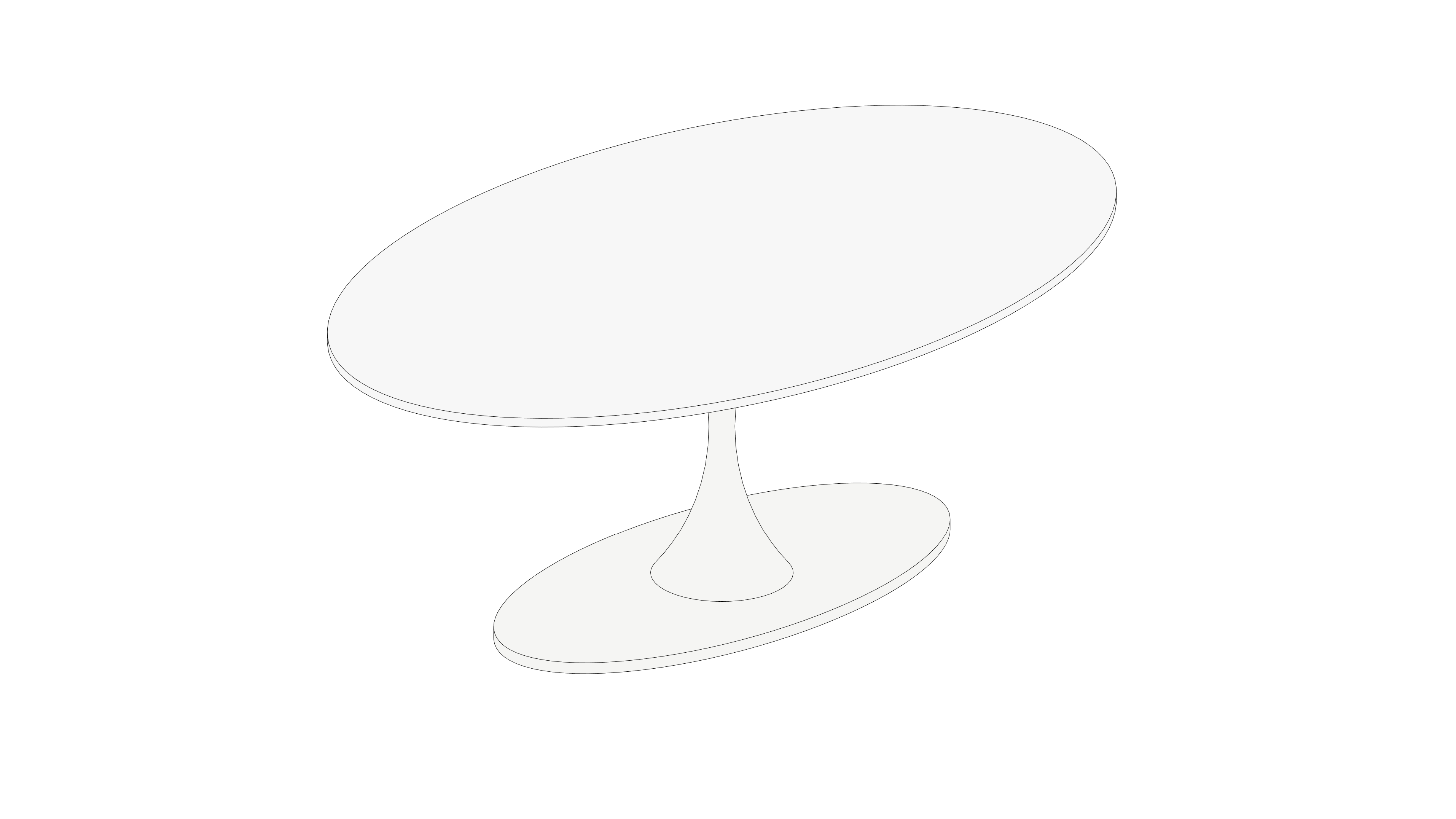 Mesa De Jantar Oval