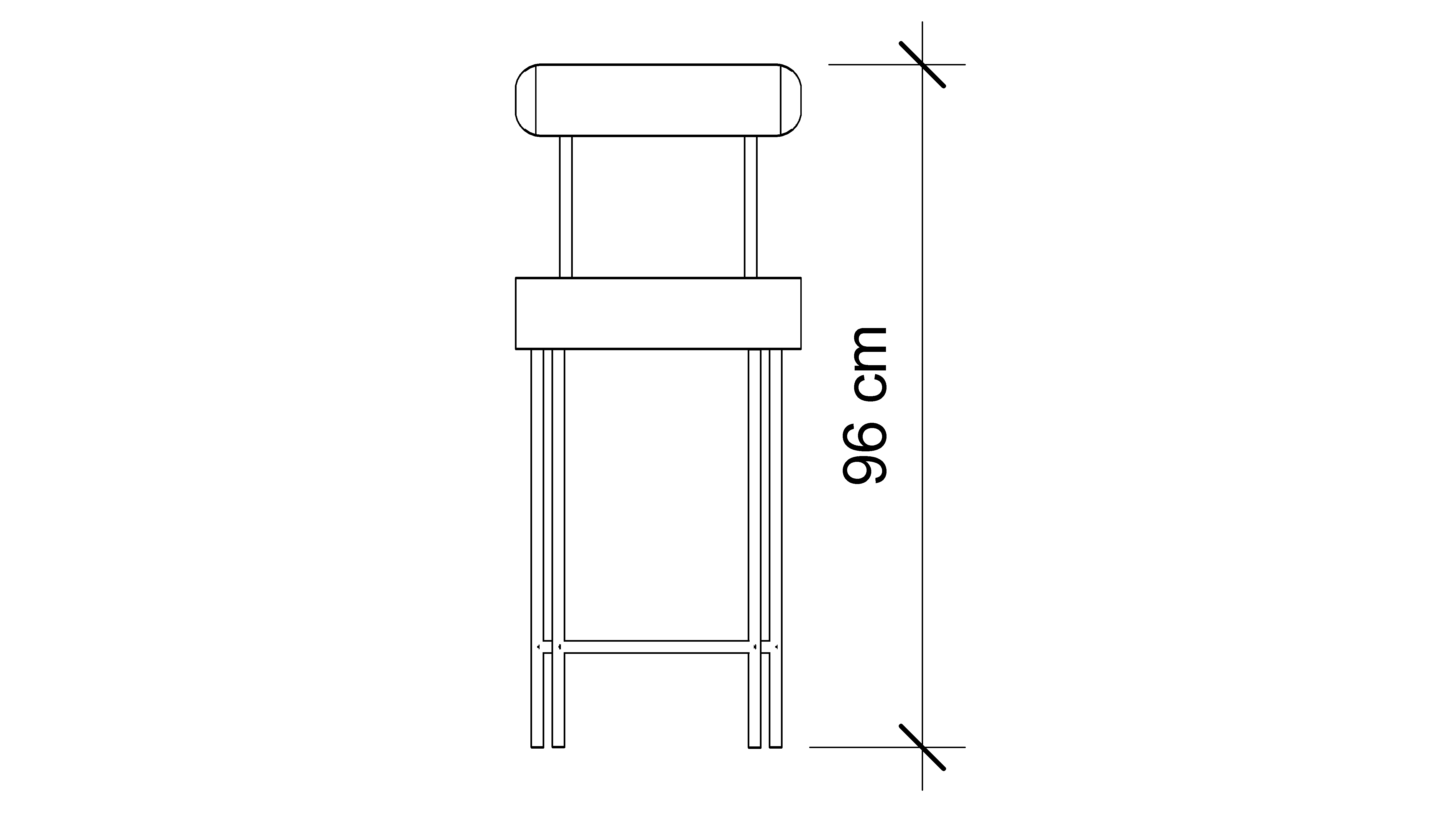 Banqueta Alta Estofada - Image 8