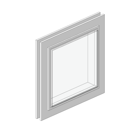 Janela Maximar 01 Folha Com Moldura