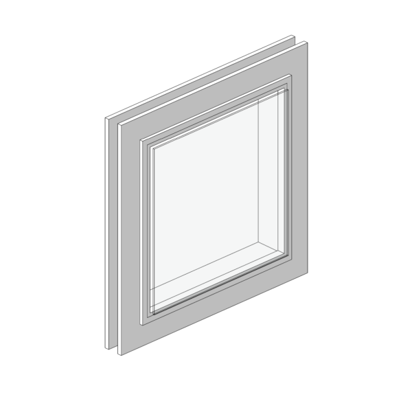 Janela Maximar 01 Folha Com Moldura