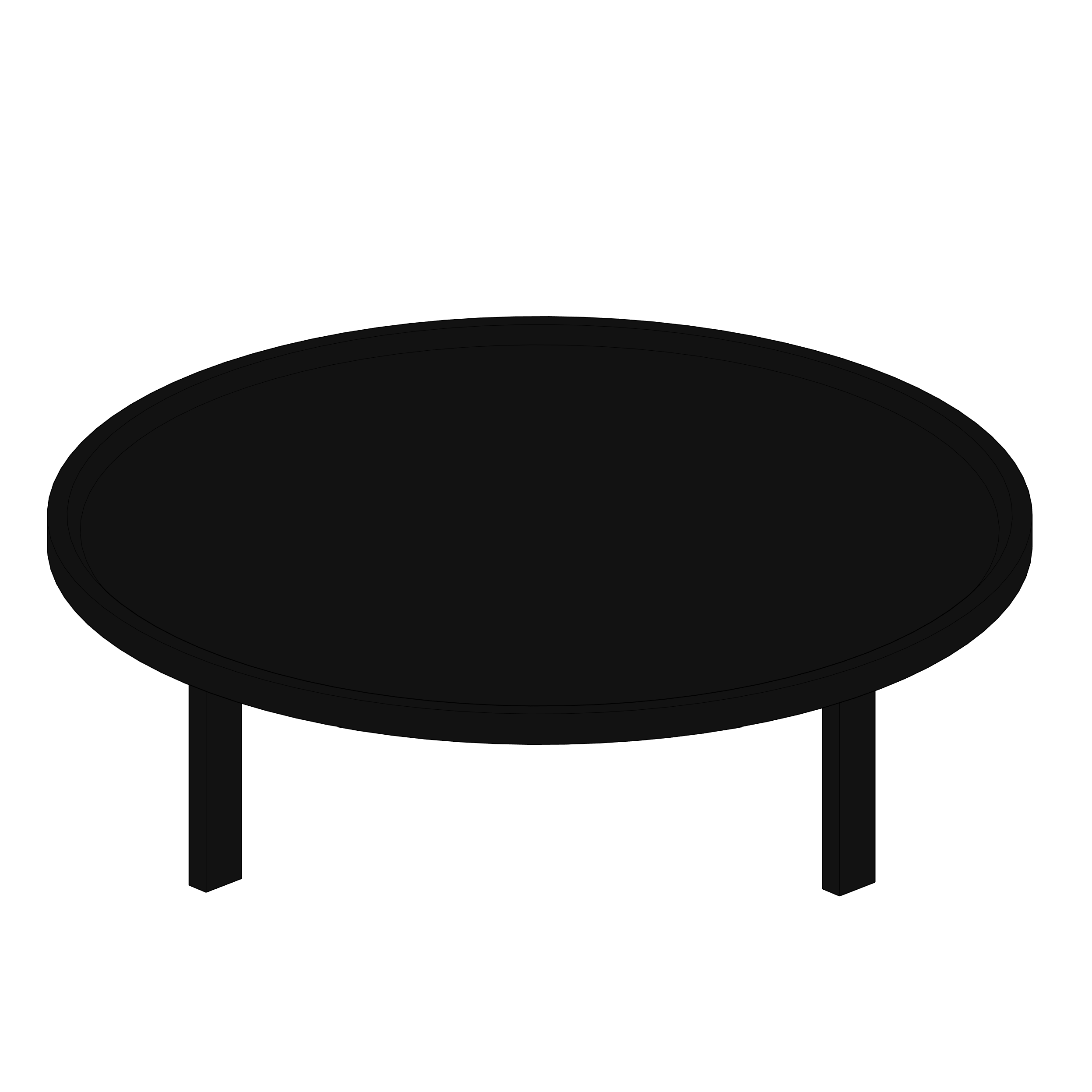 Mesa De Centro Bandeja Redonda