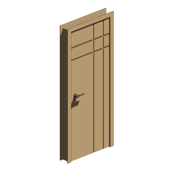 Porta De Abrir Friso Superior