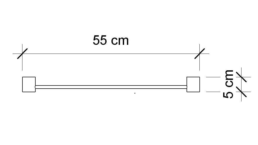 Porta Toalha Em Barra - Image 6