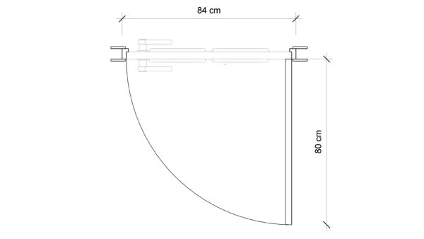 Porta De Abrir Com Boiserie Quadruplo 1 Folha - Image 7