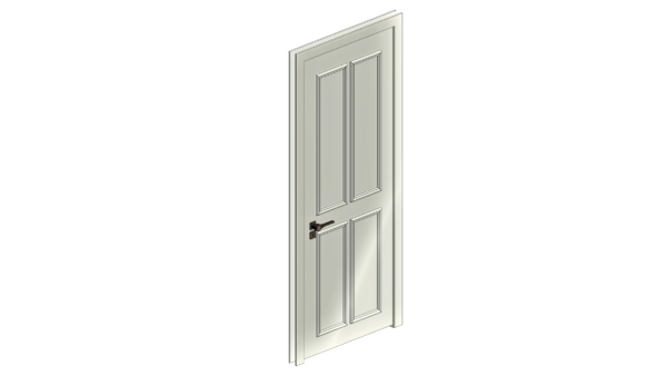 Porta De Abrir Com Boiserie Quadruplo 1 Folha - Image 4